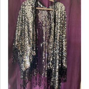 Sequin Kimono